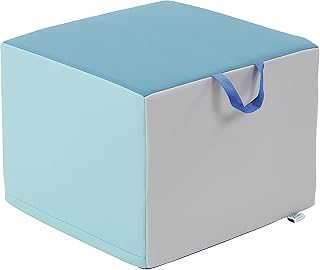 ECR4Kids SoftZone Adult Cozy Cube Seat with Handle, Classroom Furniture, Contemporary