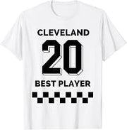 Cleveland 20 Best Player Team Cute Costume Player Tee T-Shirt