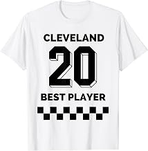 Cleveland 20 Best Player Team Cute Costume Player Tee T-Shirt