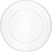 Vegware 115 Compostable Clear Food Bowl Flat Lids, Case of 500, Fits all 115-Series Containers, Cold Food Flat Lids, Plant Based PLA Plastic, Disposable