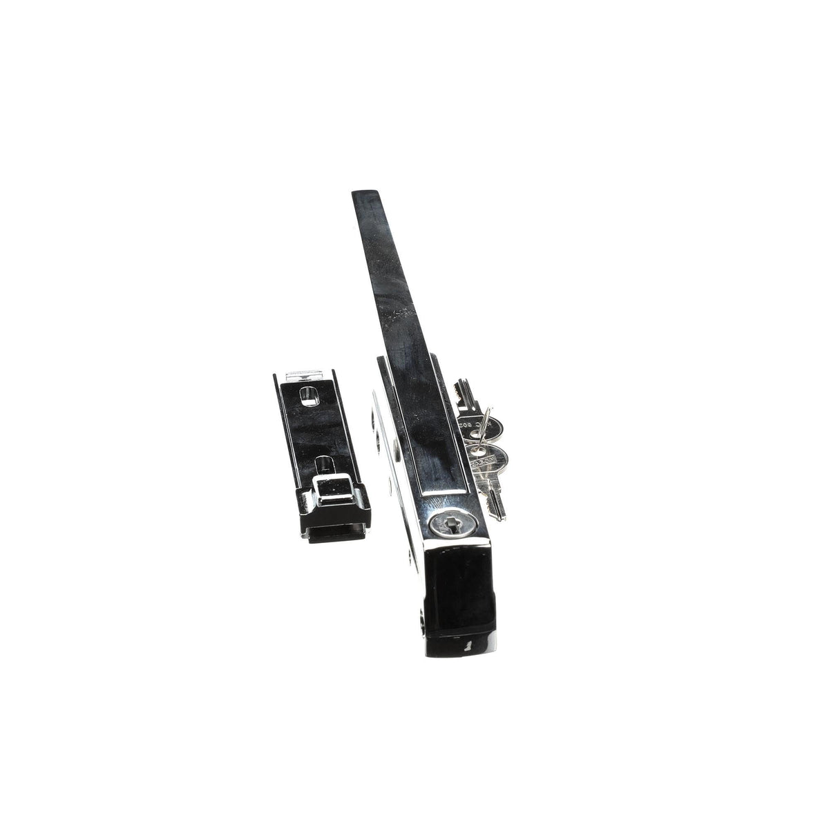 Latch Chrome with Cylinder Lock by Kason – Chrome, Model 172C-00006