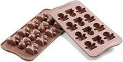 Silikomart Silicone Easy Chocolate Mold, Assorted, Moodies