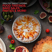 Stock Your Home 2 Count / Silver / 50 Pack Pie Pans