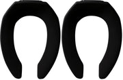 Bemis Black / Elongated (Pack of 2) / ELONGATED Toilet Seats