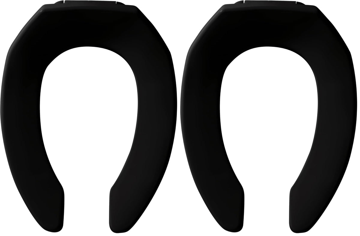 Bemis Black / Elongated (Pack of 2) / ELONGATED Toilet Seats
