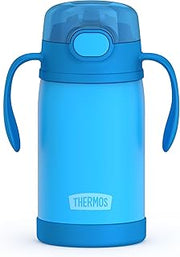 Thermos Baby 10 oz. Stainless Steel Bottle with Soft Sippy, Blue