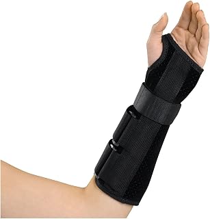 Medline Deluxe Wrist and Forearm Splint, Left, Size L, 10 In., 1 Each