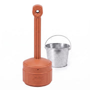 Justrite Terracotta / 1 Gallon / Smokers Cease Smoking Receptacles