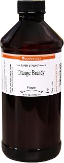 LorAnn Oils Orange Brandy Essential Oil, 16 oz - Premium Baking and Confectionery Flavoring, Pure Botanical Essence, All-Natural