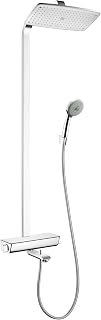 hansgrohe Showerpipe Duschsystem Raindance Select we./chr. mit KB Raindance E Air 1jet 360mm Wanne 27113400
