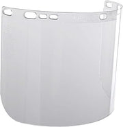 Faceshield Window for Jackson Safety Headgear, 8" x 15.5" x 0.06", Polycarbonate, Unbound, Clear (Case of 12), 29087