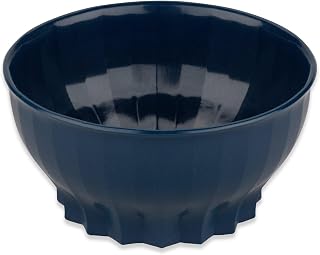 DINEX DX9300B50 Tropez High-Temp Bowl, 9 oz, 2.25" Height, 4.5" Width, 4.5" Length, Polypropylene, Dark Blue (Pack of 48)