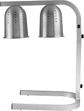 Winco Bulb Professional Free Standing Heat Lamp, Twin,Aluminum