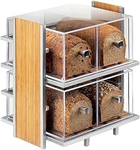 Cal-Mil 1279 Eco Modern Bread Case, 14" Width x 11.5" Diameter x 15" Height, Silver