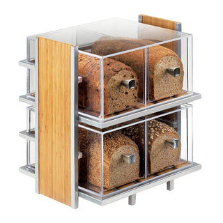 Eco Modern Bread Case by CAL-MIL – Metal, Silver, Model 1279