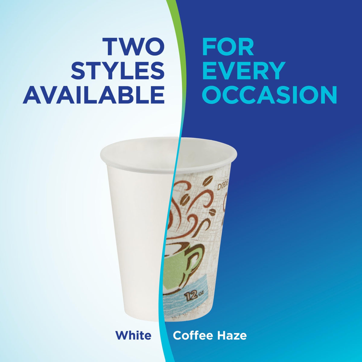 Dixie ['White, Brown, Green'] / 8 Ounces / Modern Cups