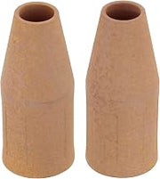 Walter Surface Technologies Walter Welding Nozzle 2pc Set - 3/8in Diameter Pre-Coated Ceramic E-Weld Nozzles Lincoln Style 100L and 175L Capability