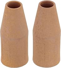 Walter Surface Technologies Walter Welding Nozzle 2pc Set - 3/8in Diameter Pre-Coated Ceramic E-Weld Nozzles Lincoln Style 100L and 175L Capability