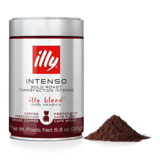 Ground Drip Coffee by illy – 8.8 Ounce (Pack of 1), Dark Roast, Model ean 8003753905600
