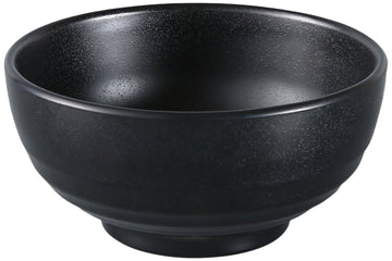 Asian Style Black Pearl Melamine with Matting Surface 7" X 3 1/4" WOODONG NOODLE BOWL 38OZ box of by Yanco – 38 oz., 38.0 ounces, Melamine, Black, Pack of 48