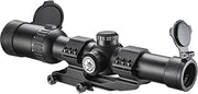 Barska Rifle Scope for Hunting & Target Shooting - Illuminated Reticle, Fully Multi-Coated Optics, with Scope Caps