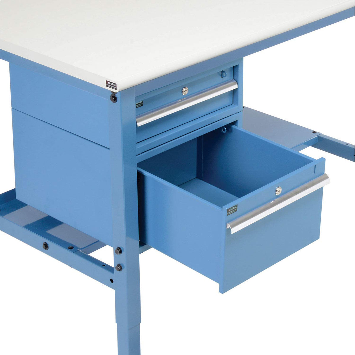 48" W x 36" D Workbench by Global Industrial – Steel, Blue, Model 319291BL