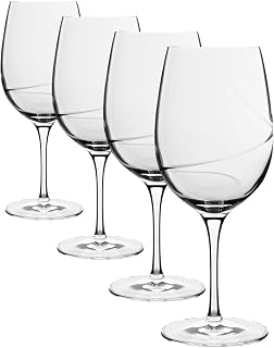 Luigi Bormioli Aero 16.25 oz Goblet Red Wine Glasses, Clear (Pack of 24)