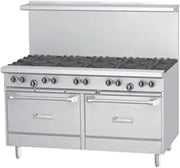 Garland U60-G60SS U Series 60" Gas Restaurant Range with 60" Griddle & (2) Storage Bases