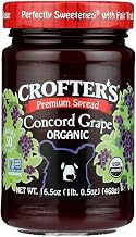 Crofters Organic Premium Concord Grape Spread, 16.5 Ounce - Pack of 6