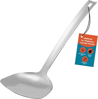 Platinum – Farberware Platinum 14" Stainless Steel Curved Turner - Silver
