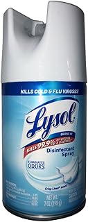 Lysol Disinfectant Spray, Crisp Linen, 7 Ounce (Pack of 2)