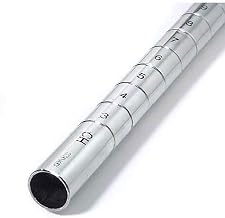 Global Industrial 68"H Chrome Post, 4 Pack