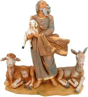 Fontanini Nathaniel W/Animals Nativity Village Collectible 72694