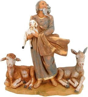Fontanini Nathaniel W/Animals Nativity Village Collectible 72694