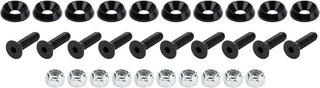 Allstar Performance Countersunk Bolts 1/4in w/ 3/4in Washer Blk 10pk