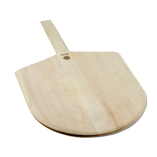 Inc. "American Metalcraft Wood Pizza Peel, 8-Inch Handle, 14""W x 15""L Blade", Brown – 14" W x 15" L Blade, 24" L Overall, Wood, Brown, Model 2414