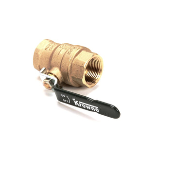 Gas Valve by Krowne – 1 Inch, Stainless Steel, Silver, Model G100