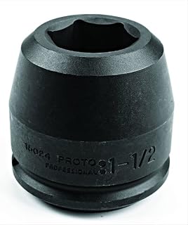 Stanley Proto J15070 Proto 1-1/2-Inch Drive Impact Socket, 4-3/8-Inch, 6 Point