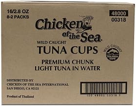 Chicken of the Sea Chunk Light Tuna in Water, 2.80-Ounce (Pack of 8)