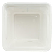 Winco 18 Quart / Container / White Containers