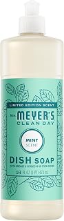 Mrs. MEYER'S CLEAN DAY Liquid Dish Soap, Mint, 16 fl. Oz