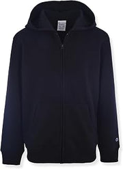 Champion Boys Zip Front Fleece Hoodie Sweatshirt for Kids