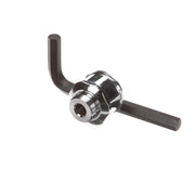 Swivel pre-Rinse Hose Connector by Krowne – 4"L x 4"W x 6"H, Brass, Silver, Model 21-547L