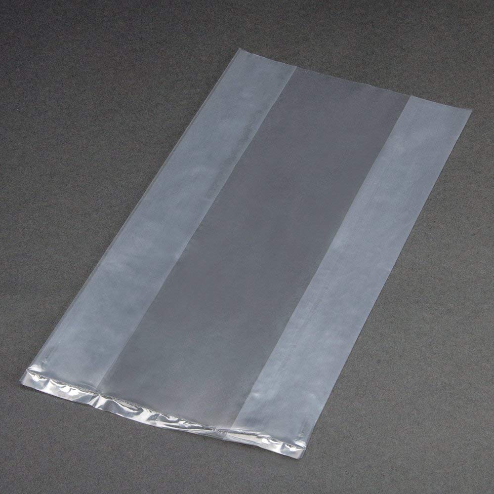 Low Density Polyethylene Gusseted Bag by Elkay Plastics – 9" Length x 6" Width x 18" Depth, Low Density Polyethylene, Clear, Model 10G-096018