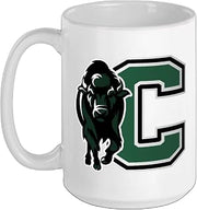 Carlisle Area Thundering Herd Ceramic Mug, White, 15oz