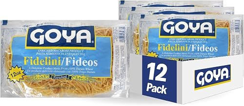 Goya Foods Fidelini Pasta, 12 Ounce (Pack of 12)