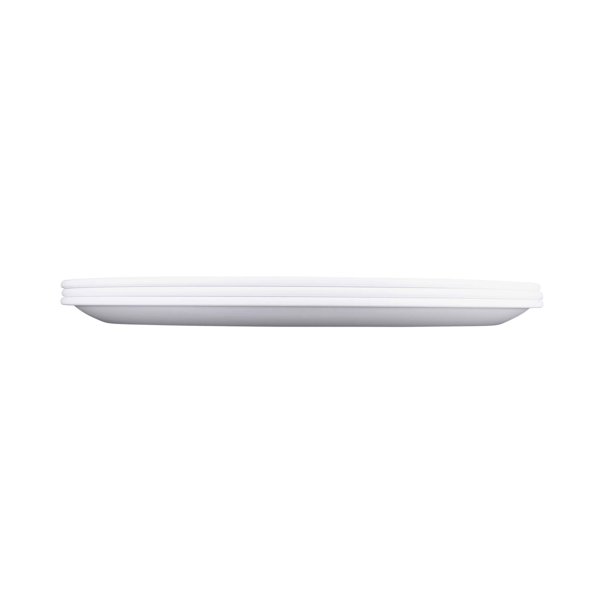 21" x 15" White Oval Heavy-Duty Melamine Plastic Serving Platter by Elite Global Solutions – 21" x 15", Melamine, White, Model M2115OV-W