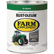 Paint MACH IMPLMNT JD Green QT by Rust-Oleum – 1 Fl Oz (Pack of 1), solid, Green, Model 280108
