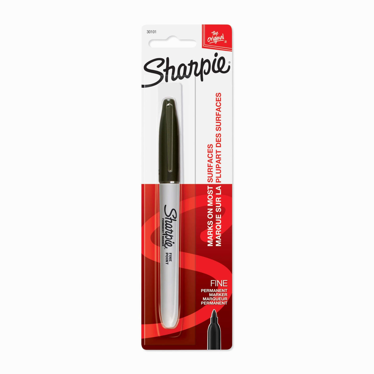 Permanent Marker by Sharpie – 1 Count (Pack of 1), Plastic, Black, Model 30101PP