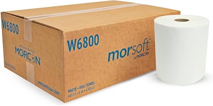 Hardwound Roll Towels, 7 9/10" X 800ft, White, 6 Rolls/carton | 1 Each